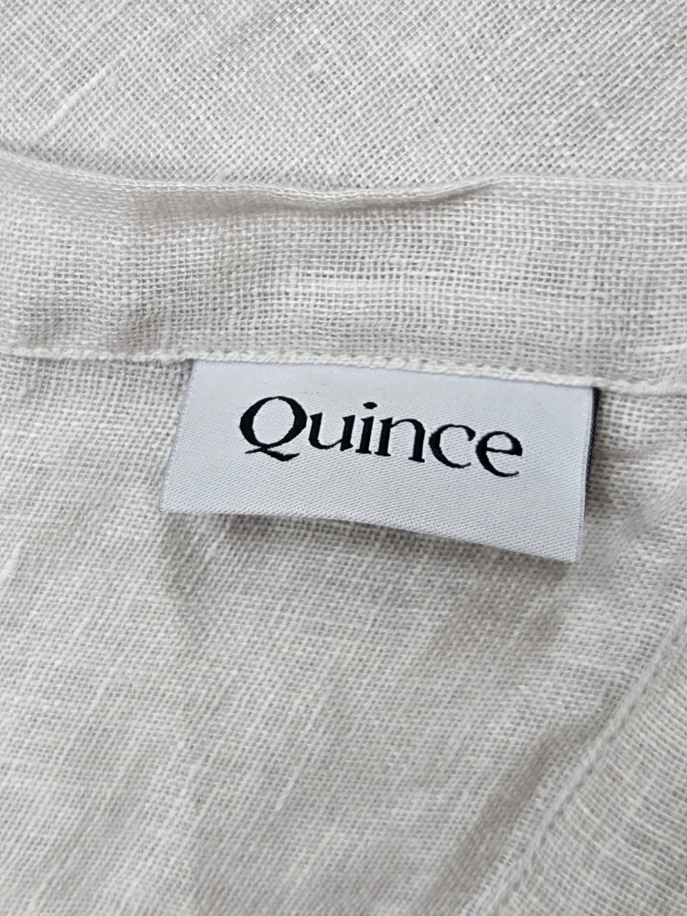 QUINCE Set Of 4 48x84 European Linen Sheer Curtains Cloud 9236